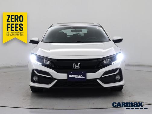 White 2020 Honda Civic EX-L