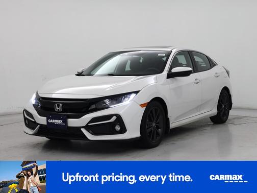 White 2020 Honda Civic EX-L