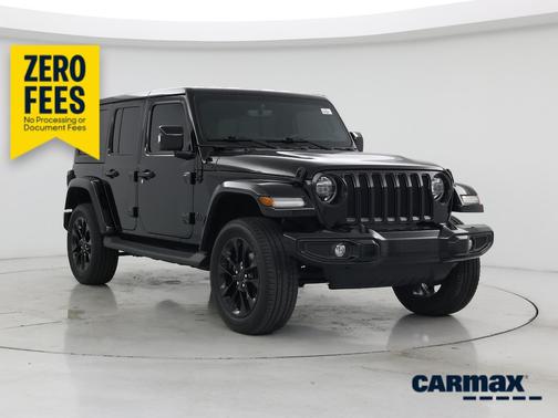 Black 2022 Jeep Wrangler Unlimited Sahara High Altitude