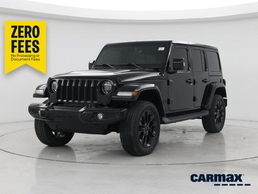 Black 2022 Jeep Wrangler Unlimited Sahara High Altitude
