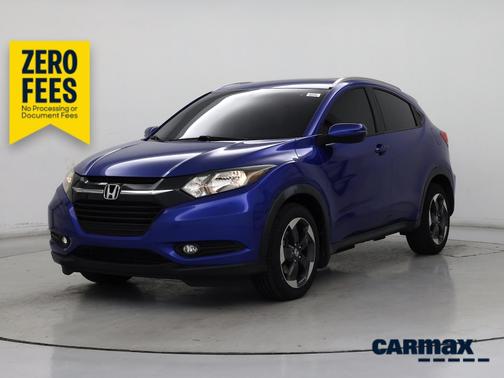 Blue 2018 Honda HR-V EX-L