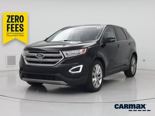 Black 2017 Ford Edge Titanium