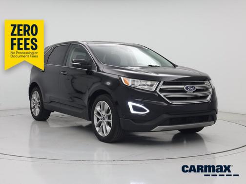 Black 2017 Ford Edge Titanium