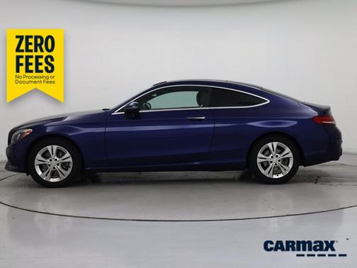 Blue 2017 Mercedes-Benz C-Class