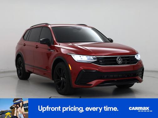 Red 2024 Volkswagen Tiguan SE R-Line Black