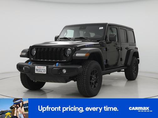 Black 2024 Jeep Wrangler 4xe Willy's