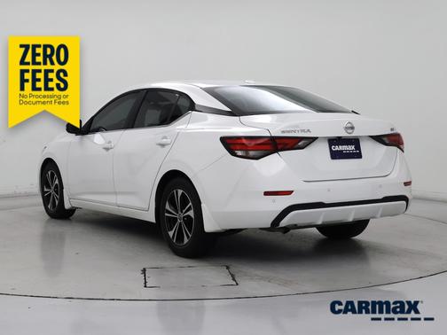 White 2021 Nissan Sentra SV