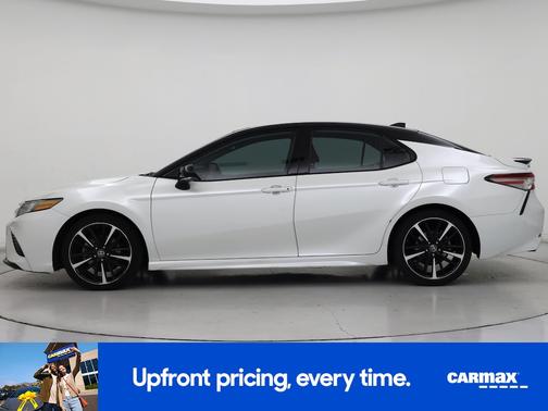 White 2019 Toyota Camry XSE