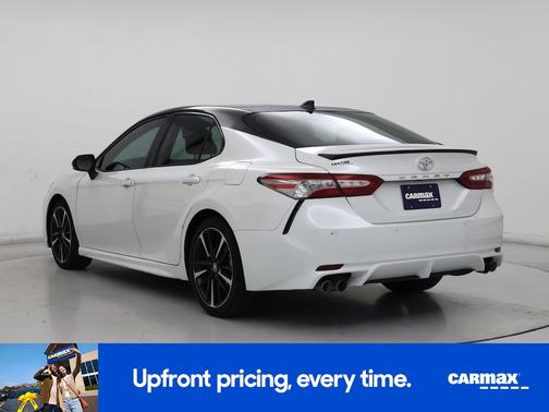 White 2019 Toyota Camry XSE