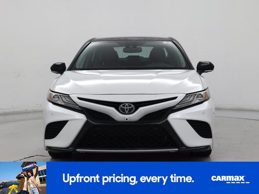 White 2019 Toyota Camry XSE
