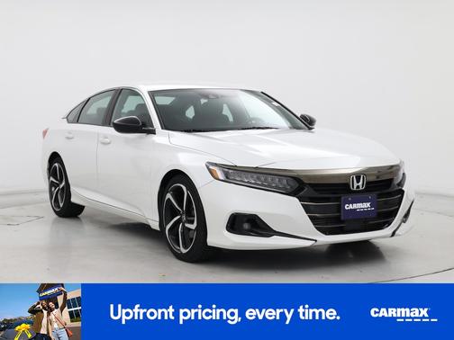 White 2022 Honda Accord Sport