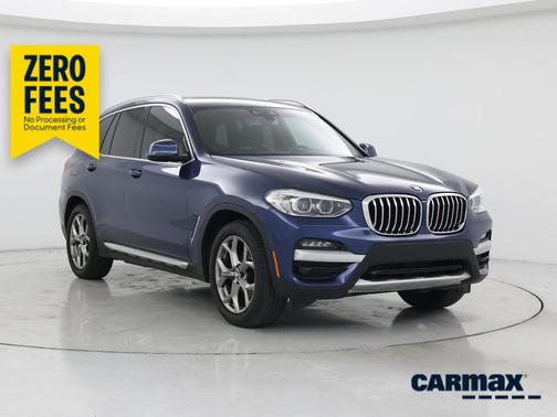 Blue 2021 BMW X3 XDrive30i