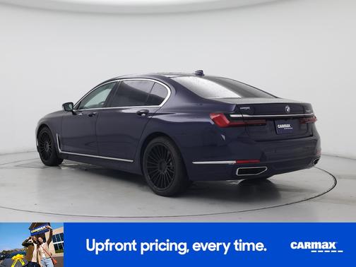Blue 2020 BMW 740 I