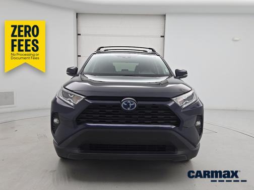 Blue 2019 Toyota RAV4 Hybrid XLE