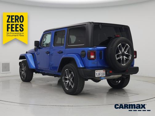 Blue 2024 Jeep Wrangler 4xe Sport S