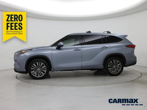 Blue 2021 Toyota Highlander Platinum