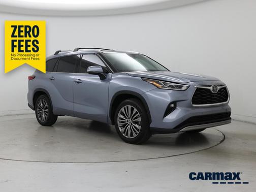 Blue 2021 Toyota Highlander Platinum