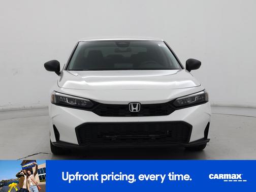 White 2025 Honda Civic LX