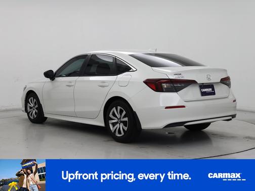 White 2025 Honda Civic LX