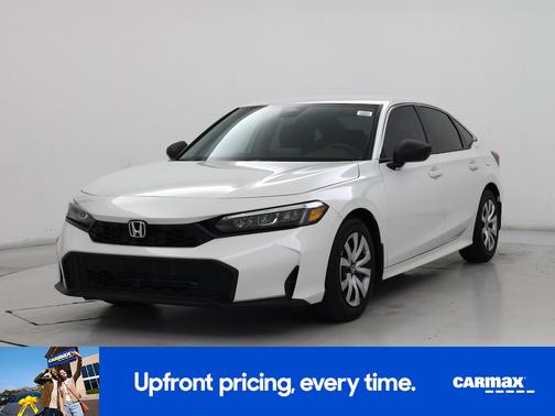 White 2025 Honda Civic LX