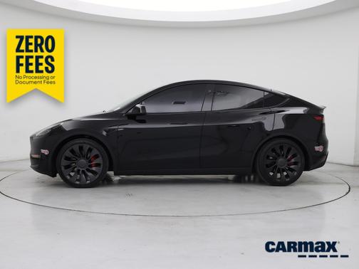 Black 2024 Tesla Model Y Performance
