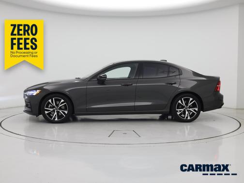 Gray 2023 Volvo S60 B5 Core Dark Theme