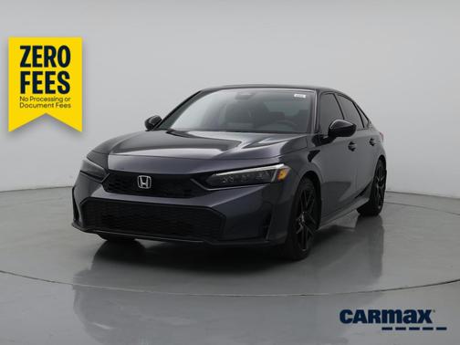 Gray 2025 Honda Civic Hybrid Sport