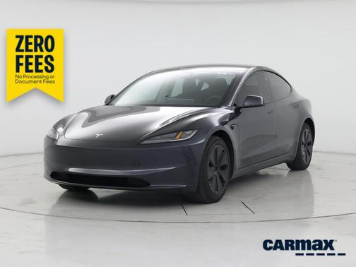 Gray 2025 Tesla Model 3 Long Range