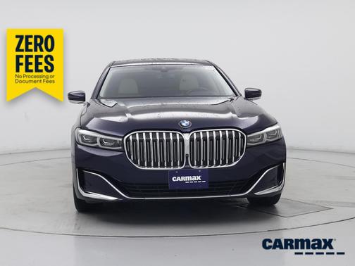 Blue 2020 BMW 740 I
