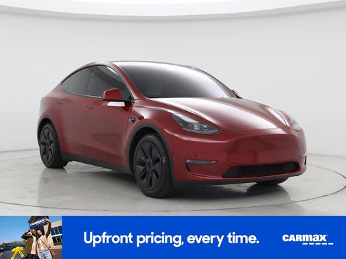 Red 2024 Tesla Model Y Long Range
