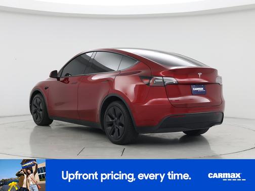 Red 2024 Tesla Model Y Long Range