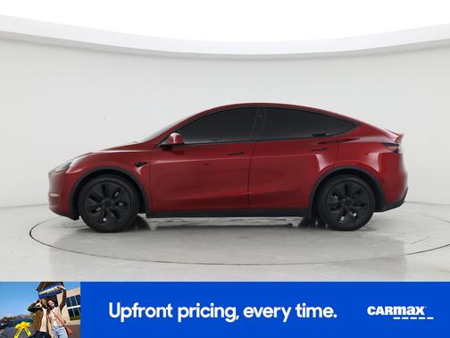 Red 2024 Tesla Model Y Long Range