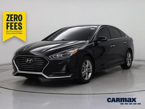 Black 2018 Hyundai SONATA Limited