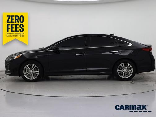 Black 2018 Hyundai SONATA Limited