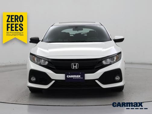 White 2018 Honda Civic EX