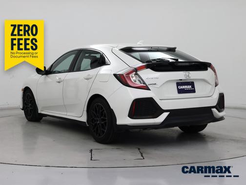 White 2018 Honda Civic EX