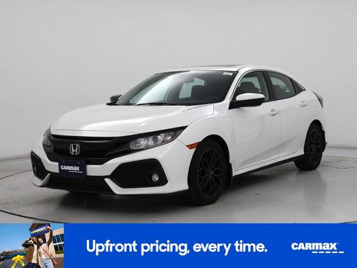 White 2018 Honda Civic EX