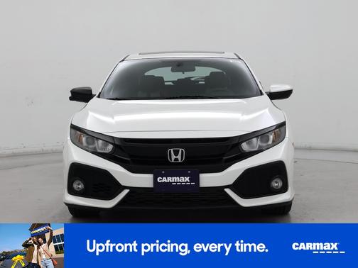 White 2018 Honda Civic EX