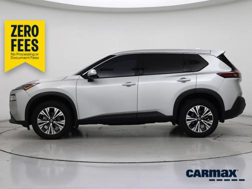 Silver 2021 Nissan Rogue SV