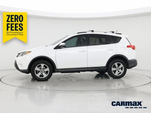 White 2015 Toyota RAV4 XLE