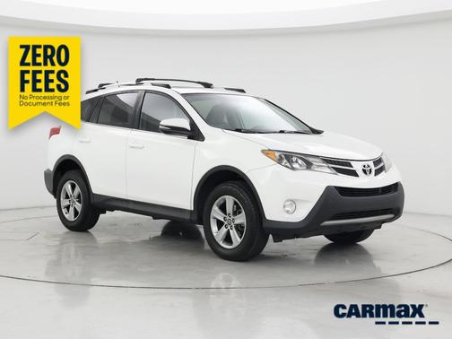 White 2015 Toyota RAV4 XLE