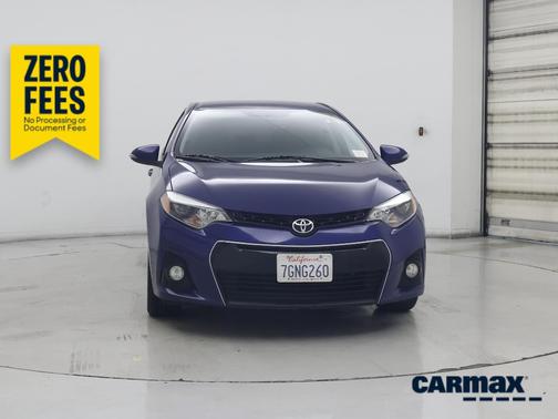 Blue 2014 Toyota Corolla S Plus