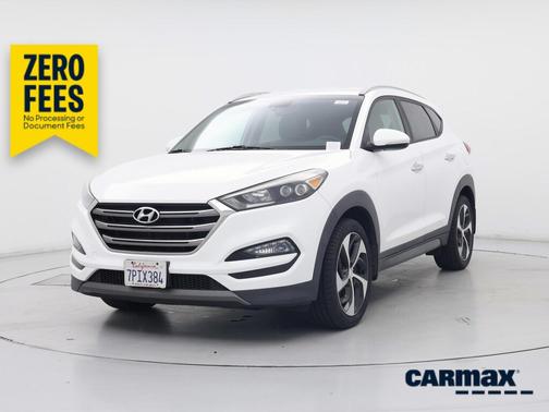 White 2016 Hyundai TUCSON Limited