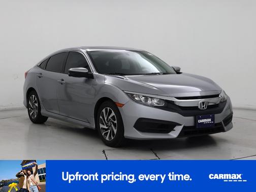 Silver 2018 Honda Civic EX