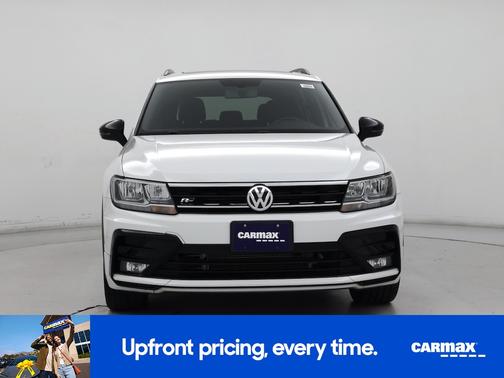 White 2021 Volkswagen Tiguan SE R-Line Black