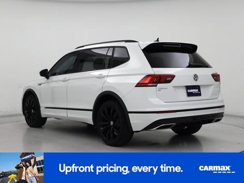 White 2021 Volkswagen Tiguan SE R-Line Black