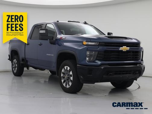 Blue 2024 Chevrolet Silverado 2500 Custom