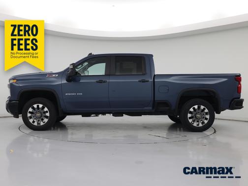 Blue 2024 Chevrolet Silverado 2500 Custom