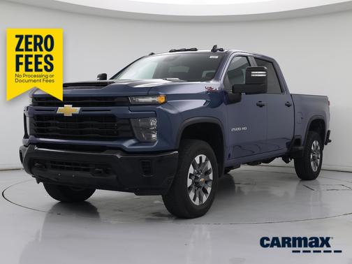Blue 2024 Chevrolet Silverado 2500 Custom