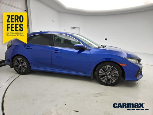 Blue 2017 Honda Civic EX